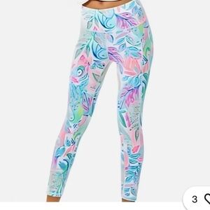 Lilly Pulitzer weekender high-rise midi legging resort white toucan do it better